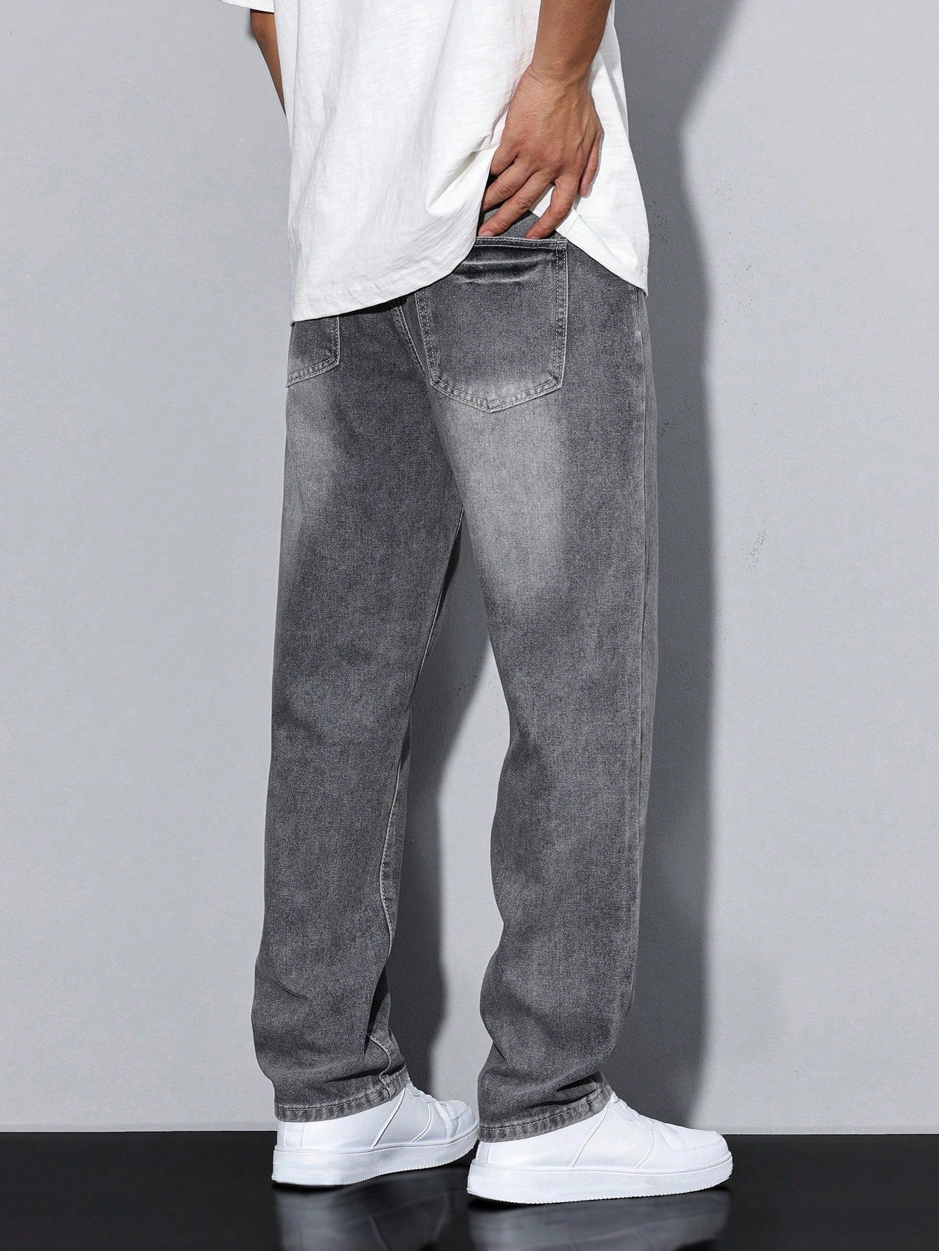 Jean décontracté homme uni