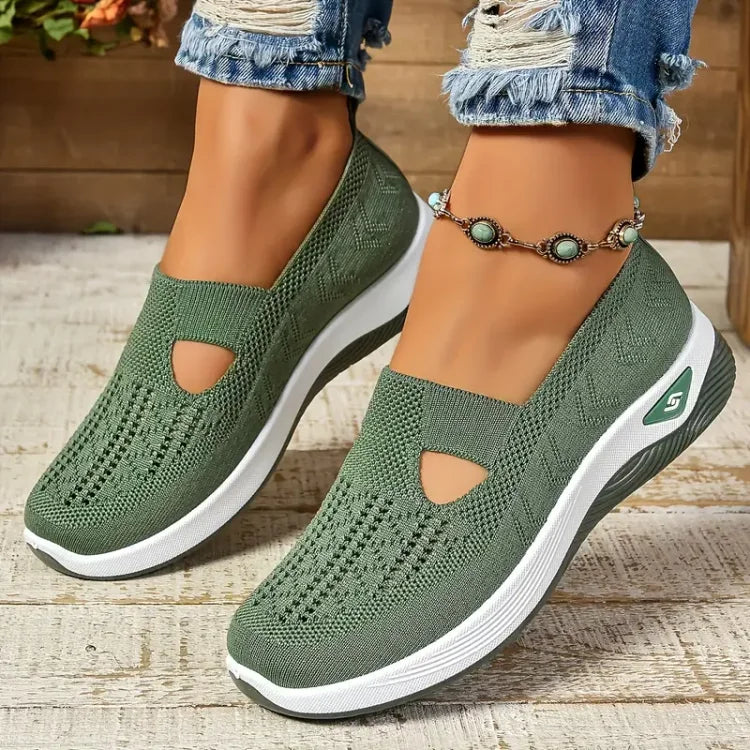 Chaussures confort femme slip-on – Respirantes avec semelle légère pour tous les jours