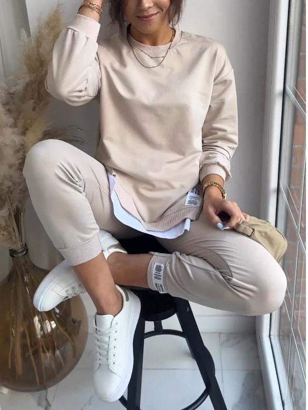Ensemble de Détente Femme - Mélange Doux Coton-Polyester