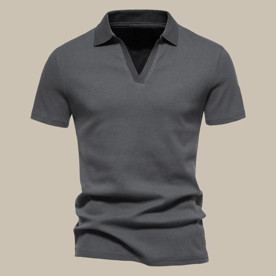 Polo Premium en Laine Mérinos | Polo Homme Manches Courtes pour le Printemps