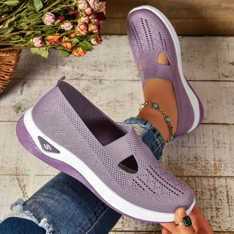 Chaussures confort femme slip-on – Respirantes avec semelle légère pour tous les jours