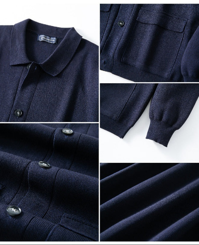 Casual Buttoned Sweater for Men – Comfortable and Stylish Knit