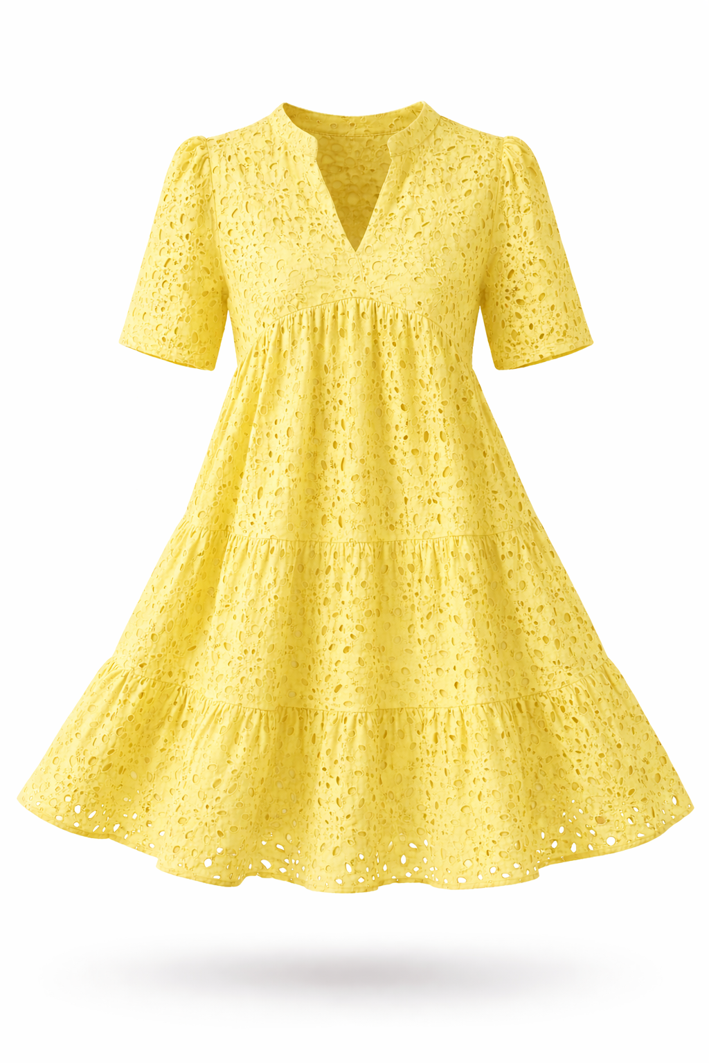 Embroidered women's dress – Fluid elegance and refined details