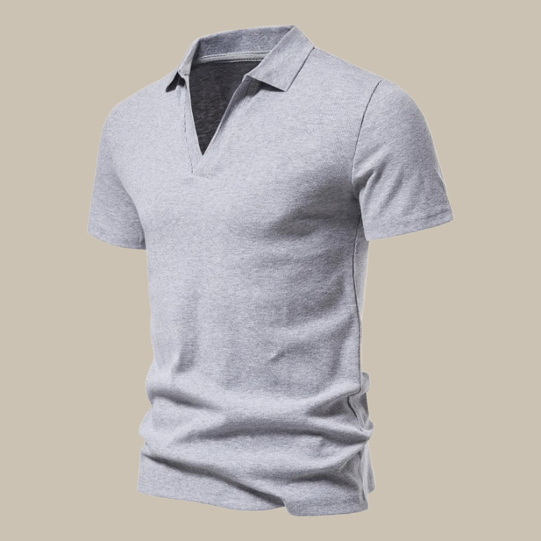 Polo Premium en Laine Mérinos | Polo Homme Manches Courtes pour le Printemps