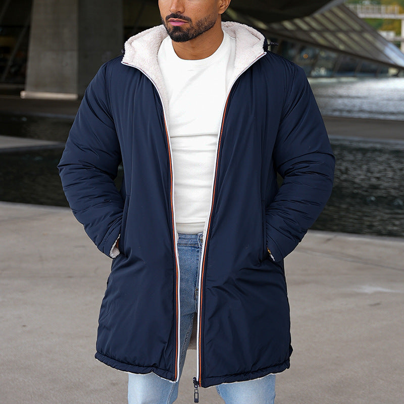 Veste doublée en polaire pour homme