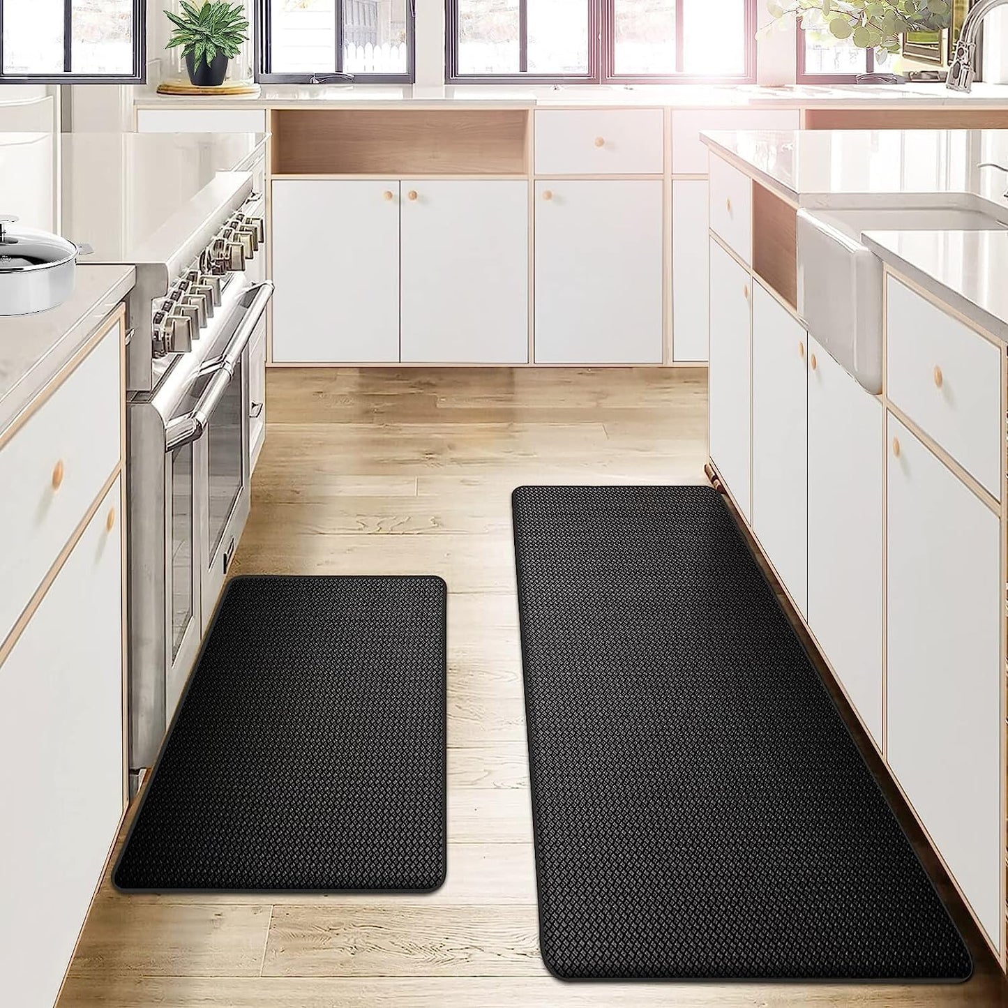 Tapis de Cuisine Anti-Fatigue Ergonomique Antidérapant – Confort Optimal 45x75 cm en Mousse Haute Densité