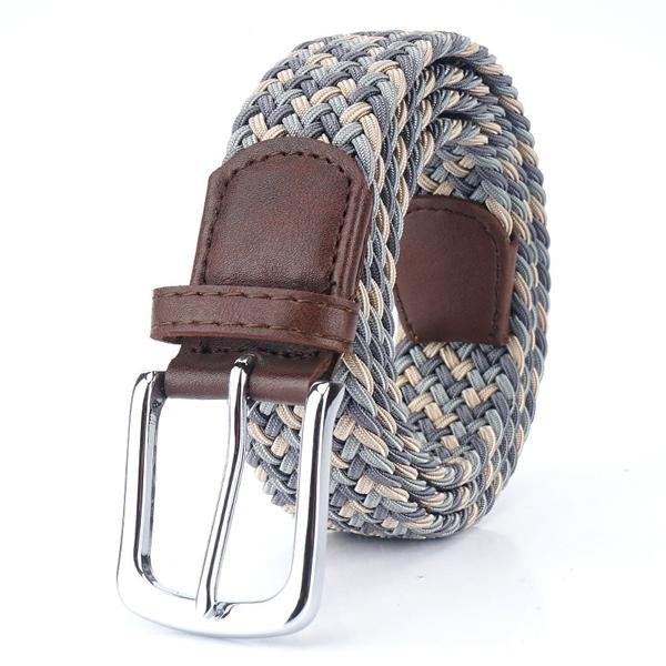 Ceinture Tressée Élégante Homme – Sangle Ajustable en Toile