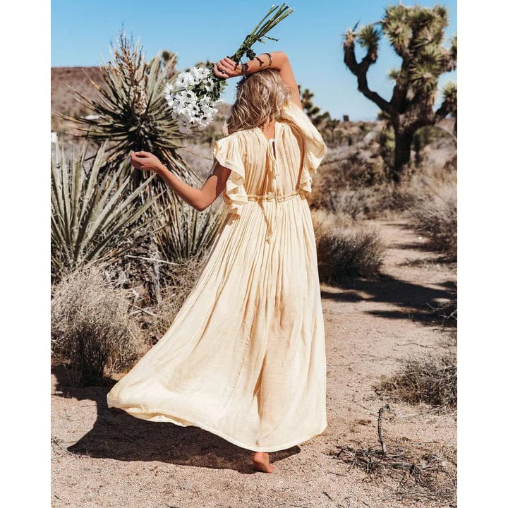 Vestido maxi para mujer estilo Ibiza, fluido y veraniego
