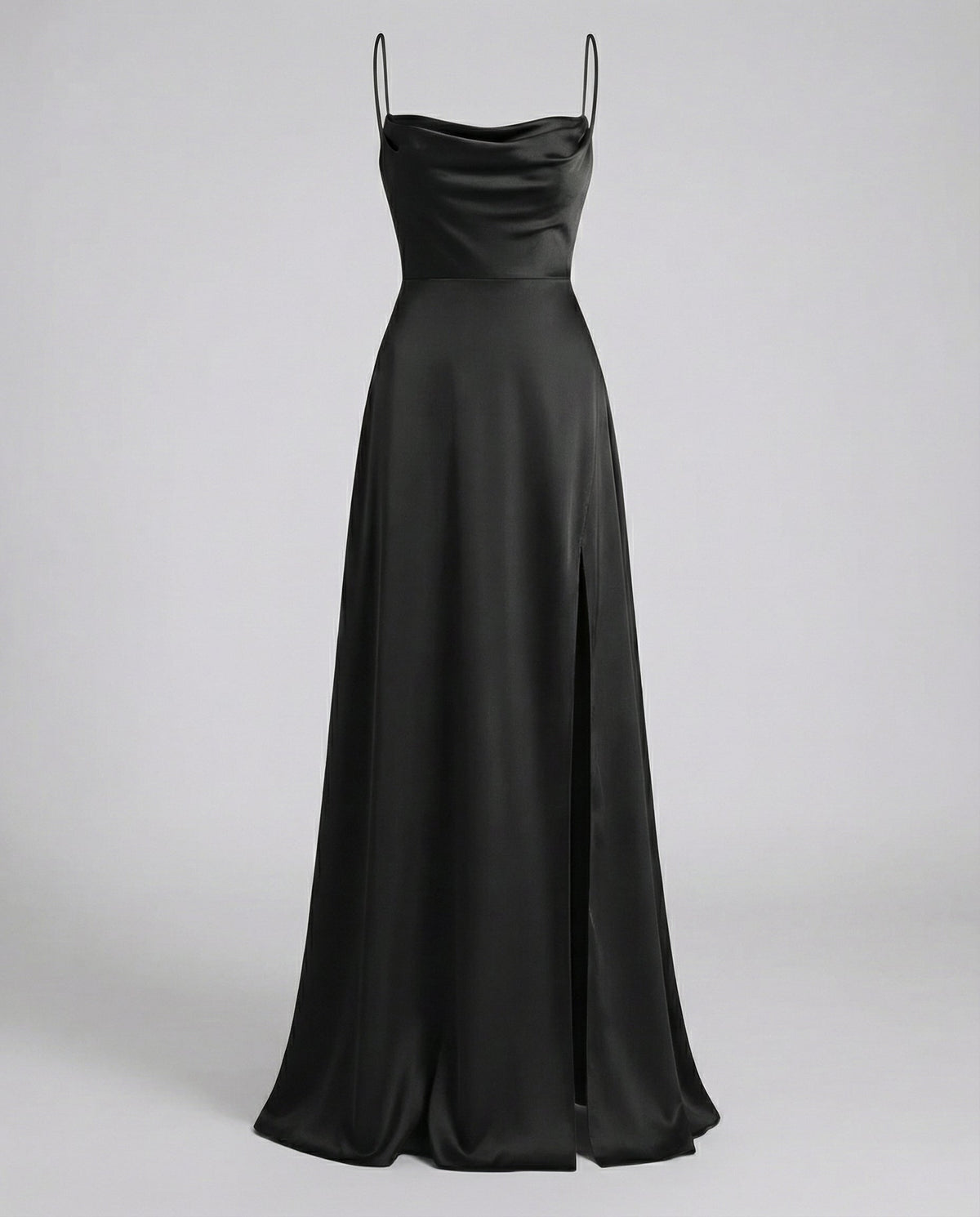 Women's Fluid Maxi Dress with Slit - Elegant and Flattering