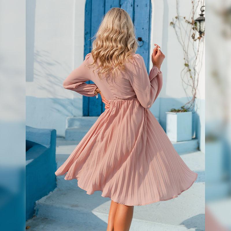 Vestito corto Ibiza rosa donna