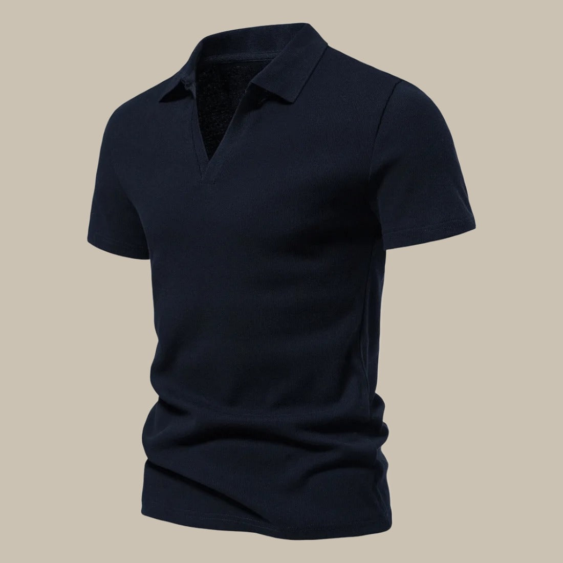 Polo Premium en Laine Mérinos | Polo Homme Manches Courtes pour le Printemps