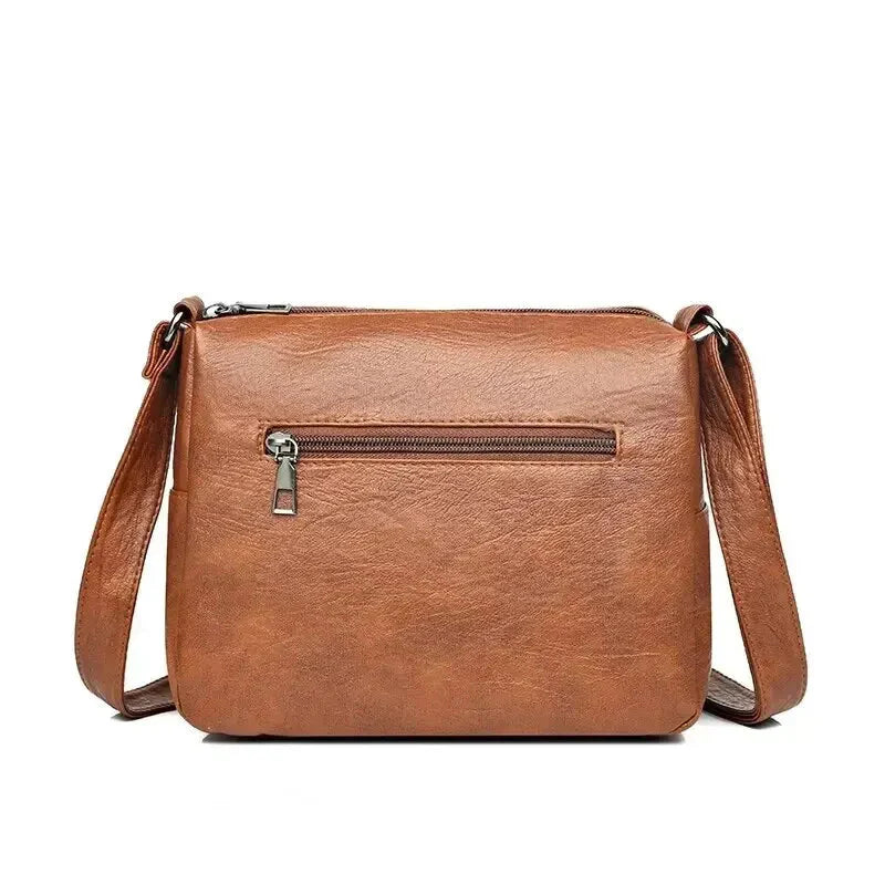 Sac Bandoulière Vintage Femme en Cuir Souple 'Love'