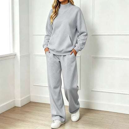 Ensemble sweat femme col montant - Confortable et coordonne