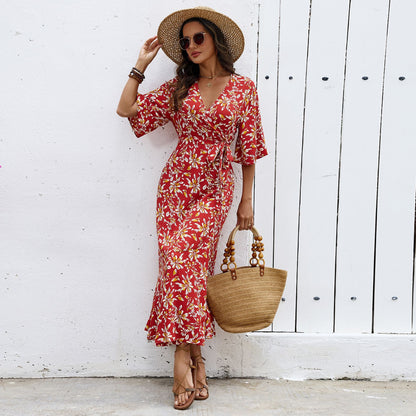 Vestito donna aderente con mezze maniche e spalline - Elegante e valorizzante