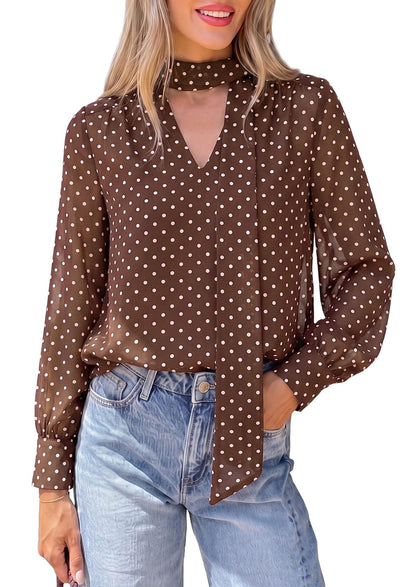 Camicia da donna con stampa leopardata - Retrò ed elegante