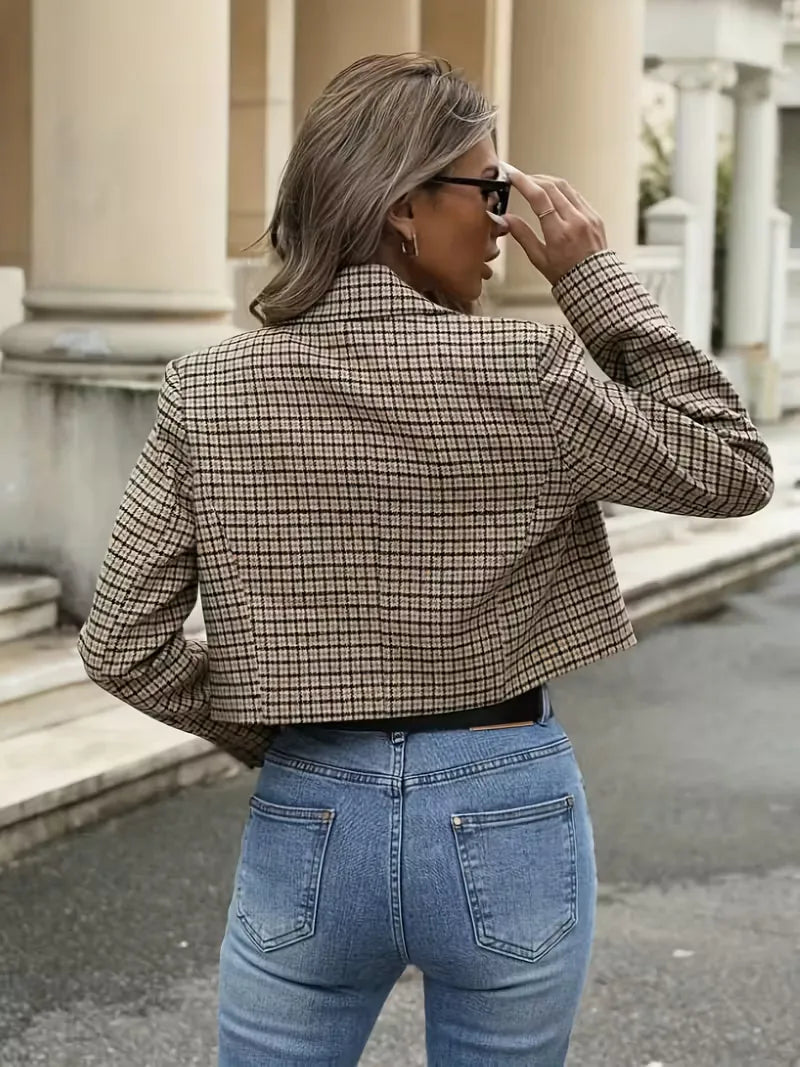 Ternet blazer til kvinder - Struktureret og elegant