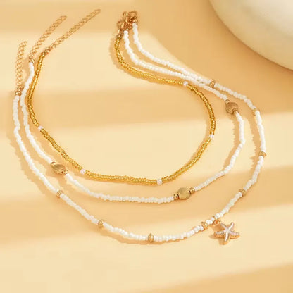 Collier coquillage et etoile - Delicat et estival