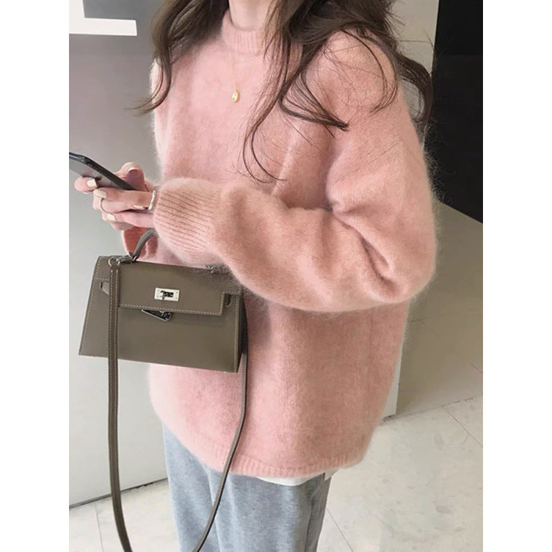 Pull Femme Oversize Luxueux – Jumper Coupe Ample en Mélange de Mohair
