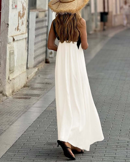 Abito maxi incrociato donna – Elegante e fluido