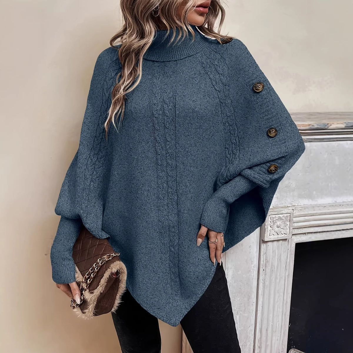 Pull ample femme uni - Doux et decontracte