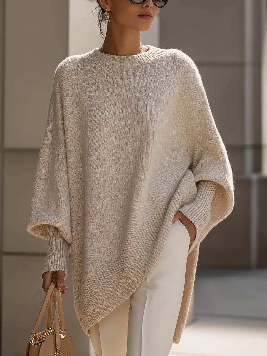 Poncho Oversize Élégance Sans Effort pour Femme