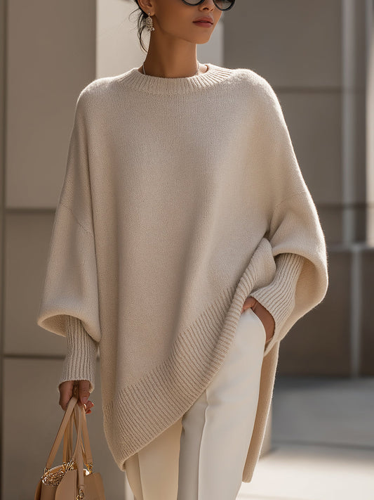 Poncho Oversize Élégance Sans Effort pour Femme