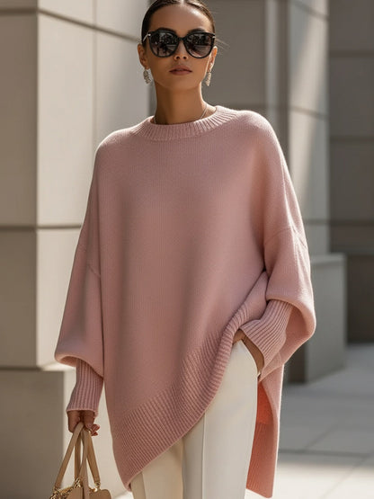 Poncho Oversize Élégance Sans Effort pour Femme