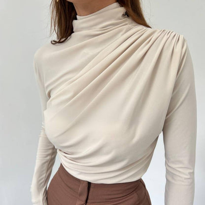 Women's long-sleeved base layer top - Simple and soft