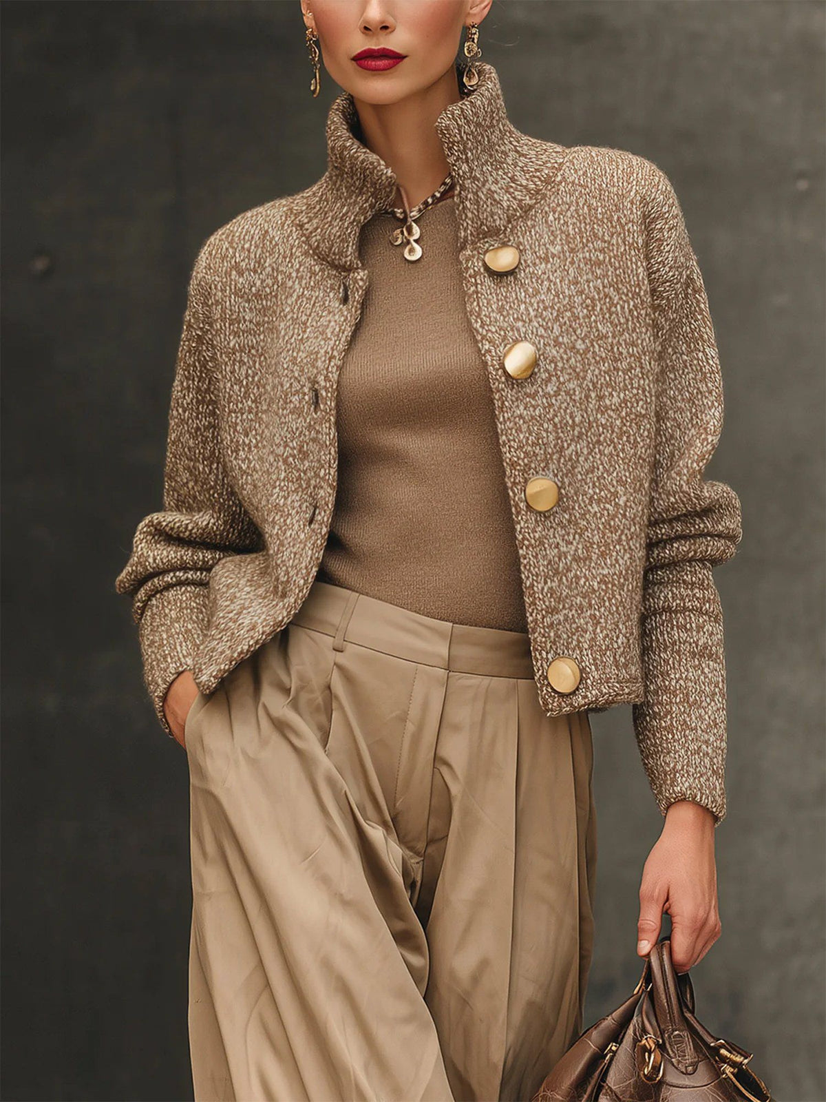 Veste cardigan femme élégante - Douce et polyvalente