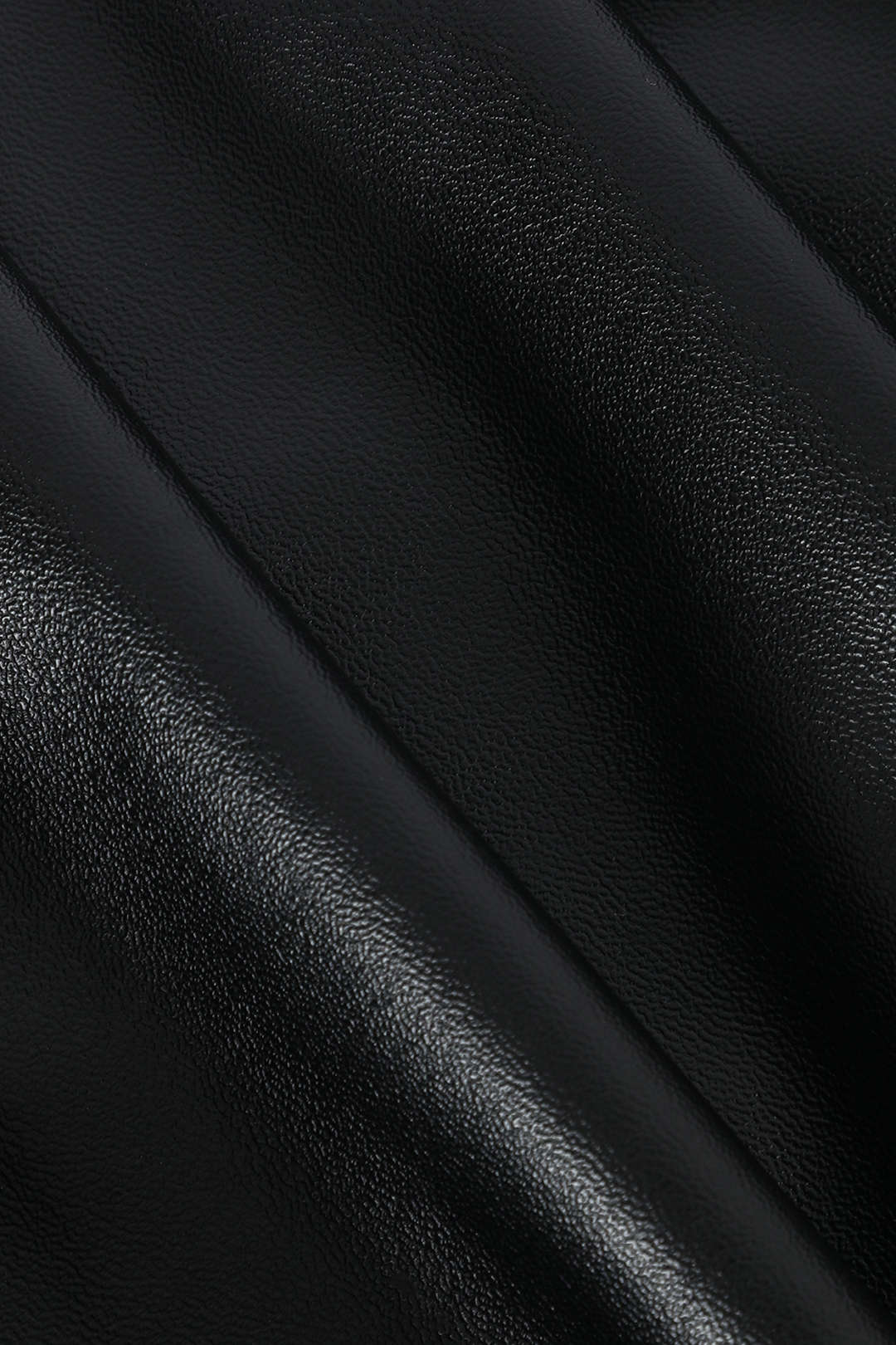 Jupe Midi en Faux Cuir pour Femme – Bodycon Élégant Asymétrique à Motif Tressé