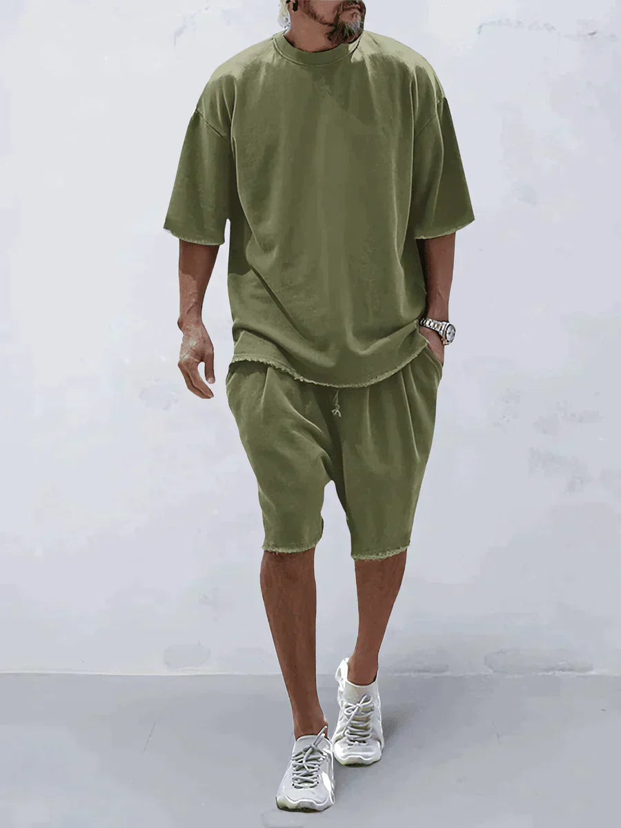 Lightweight Men's Summer Set – Comfortable and Modern Casual Outfit