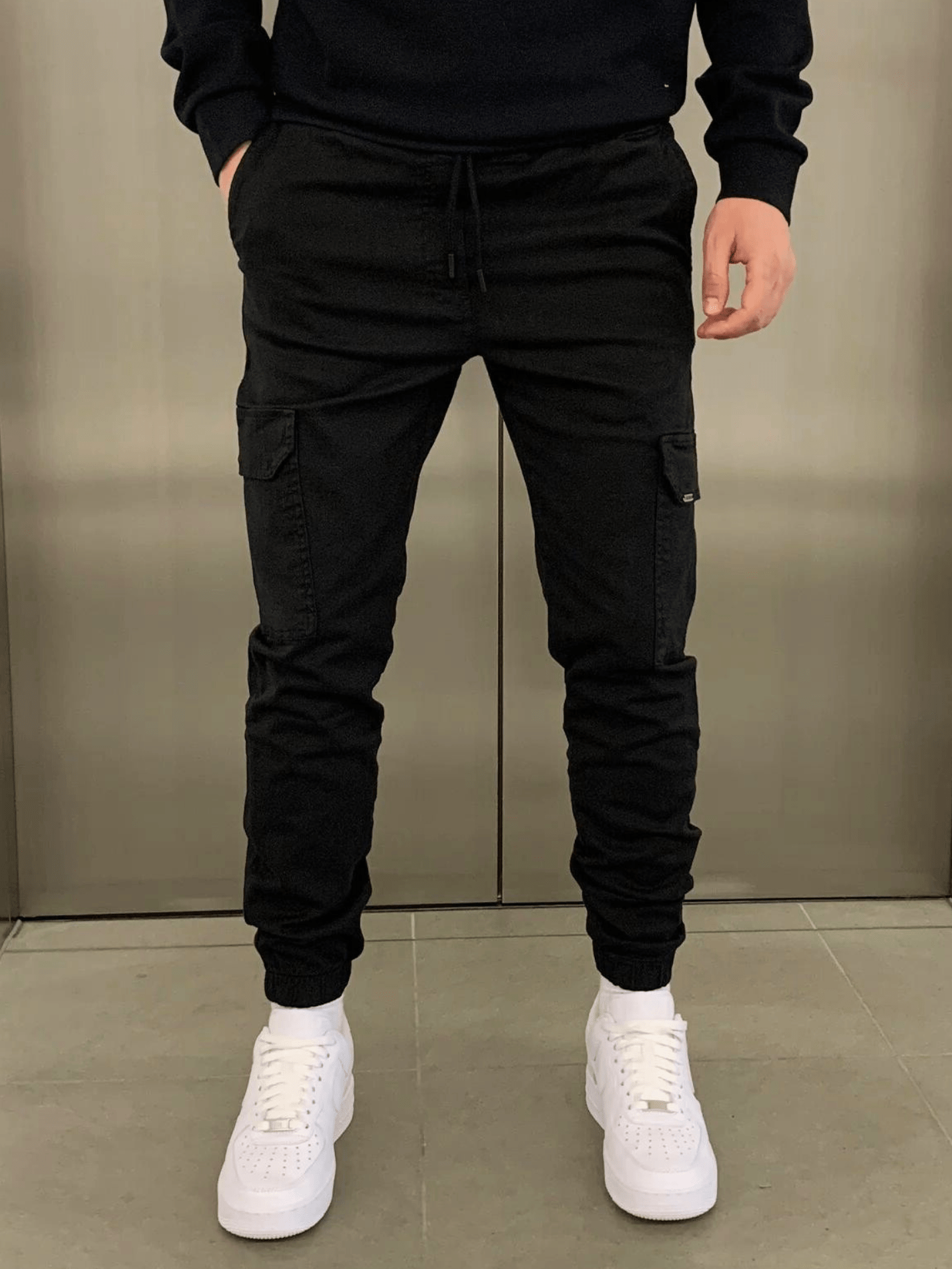 Pantalon Jogger Cargo Homme Premium Ajusté – Style et Confort