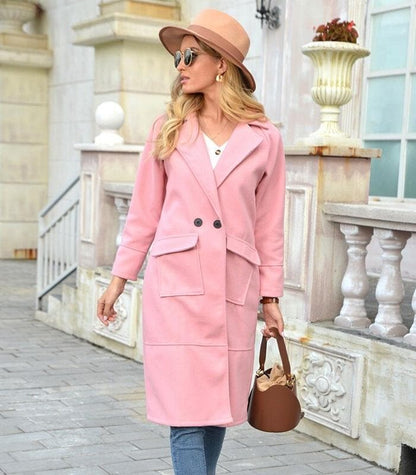 Manteau long de qualité supérieure pour femme – Élégant et chaud