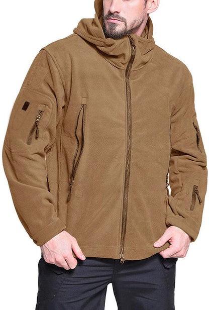 Veste Polaire Homme Coupe-Vent – Extérieur Zippé Confortable