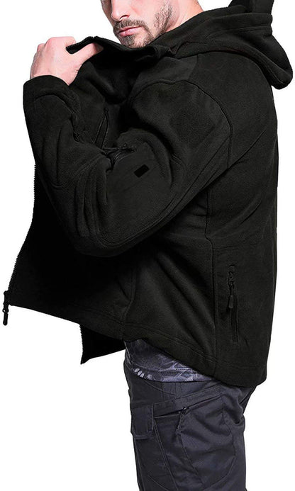 Veste Polaire Homme Coupe-Vent – Extérieur Zippé Confortable