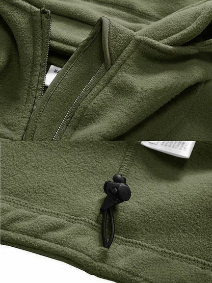 Veste Polaire Homme Coupe-Vent – Extérieur Zippé Confortable
