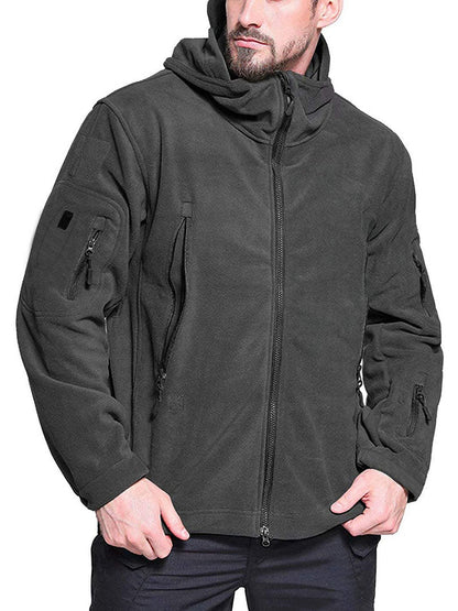 Veste Polaire Homme Coupe-Vent – Extérieur Zippé Confortable