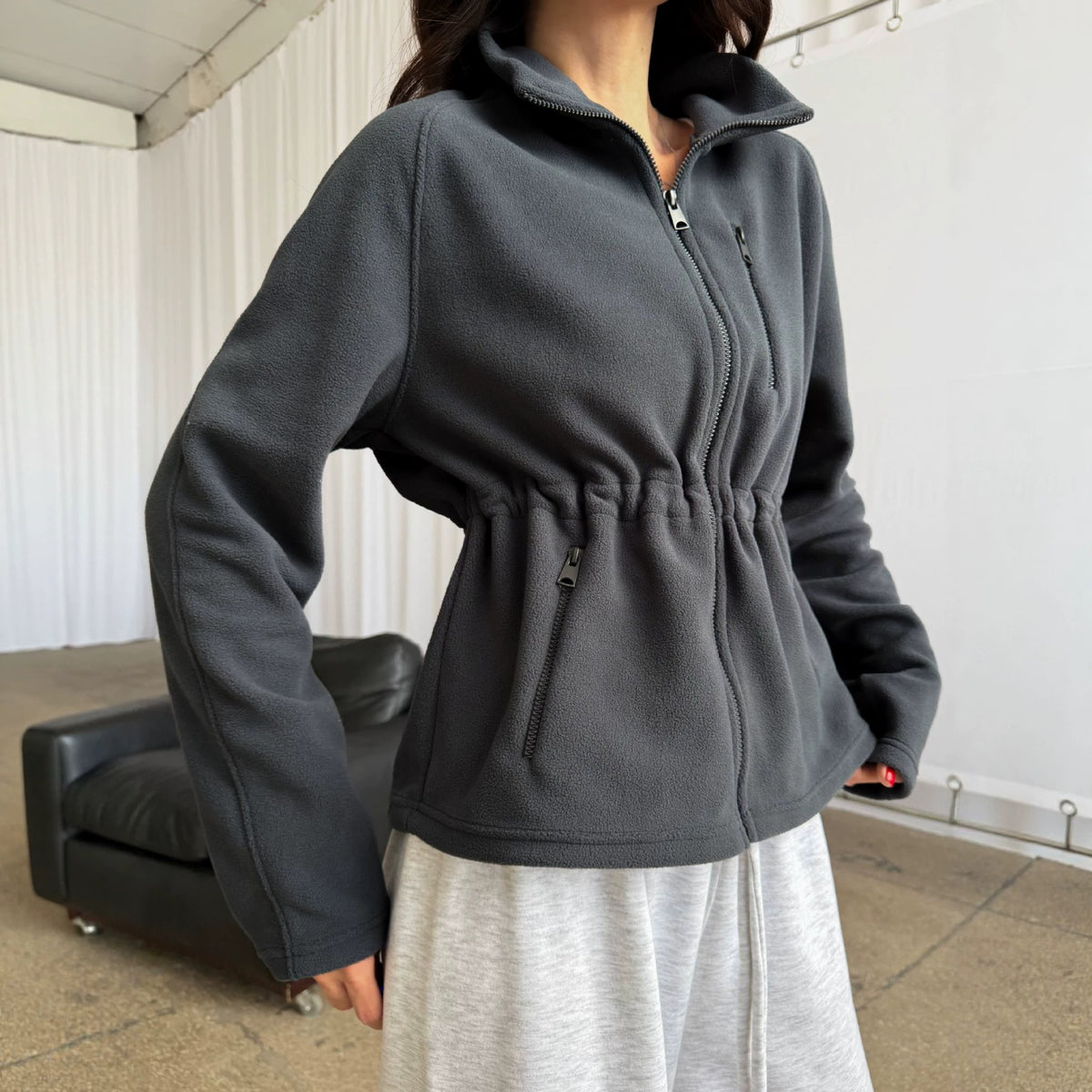 Women's drawstring vest - Casual and lightweight