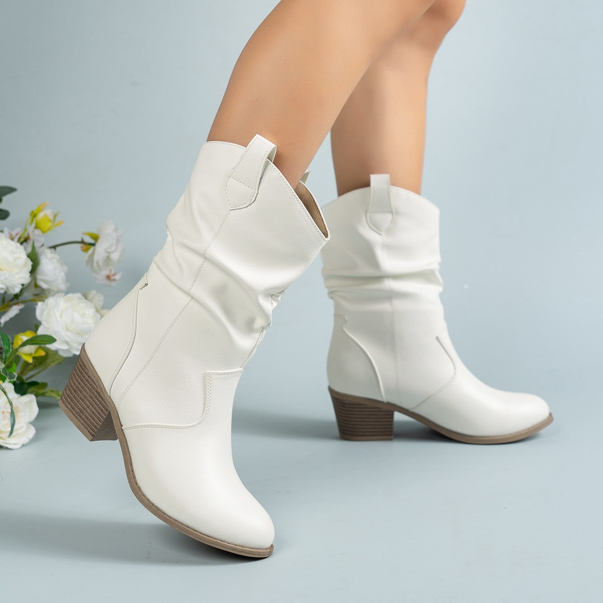 Bottes Cowboy Élégantes Durables pour Femme – Chaussures Confortables