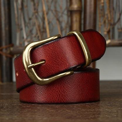 Ares Classic Handmade Leather Belt – Durable Premium Style for Casual and Formal Wear