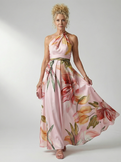 Robe maxi fleurie femme legere - Douce et feminine