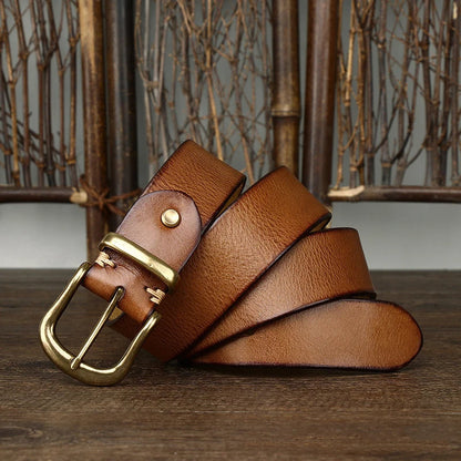 Ares Classic Handmade Leather Belt – Durable Premium Style for Casual and Formal Wear