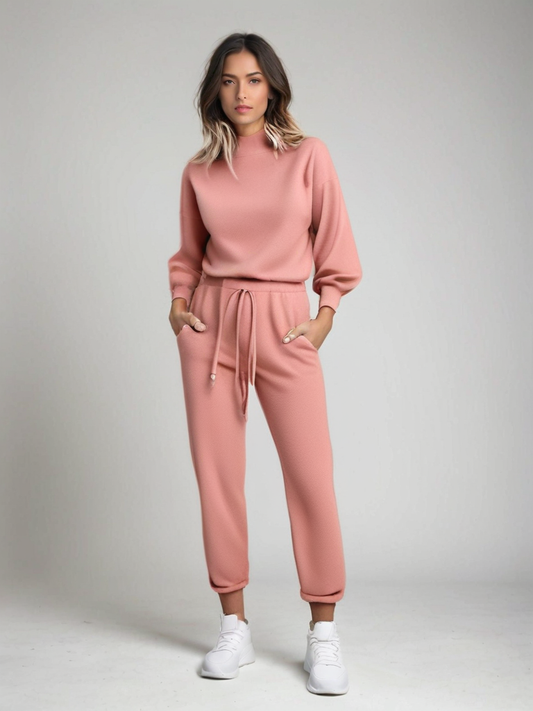 Ensemble de survêtement deux pièces élégant et confortable pour femme