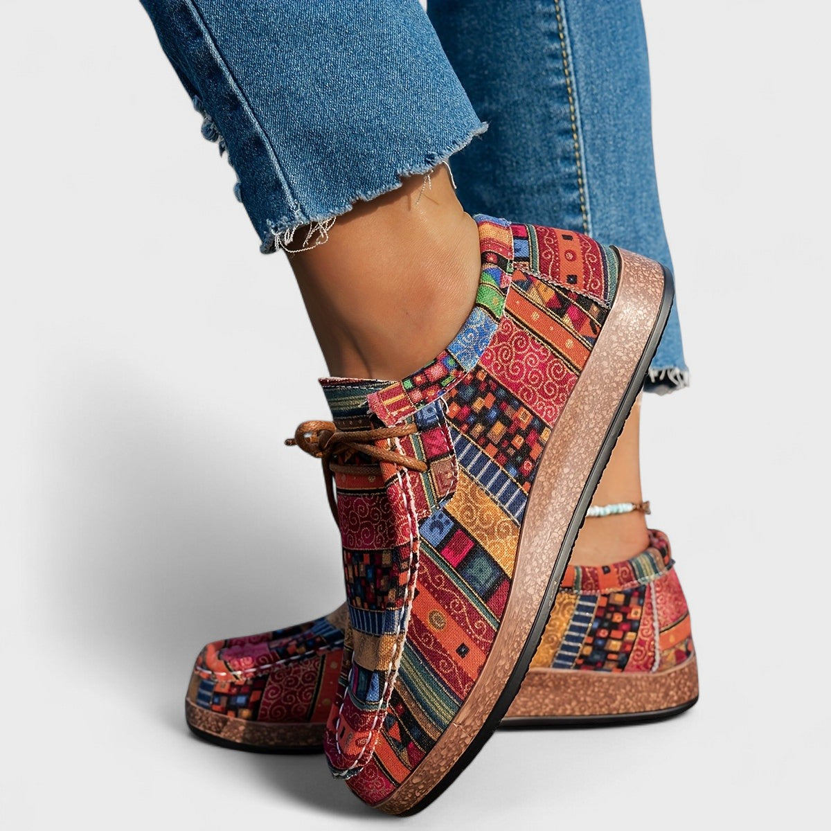 Baskets Colorées Légères pour Femme – Chaussures à Lacets Confortables