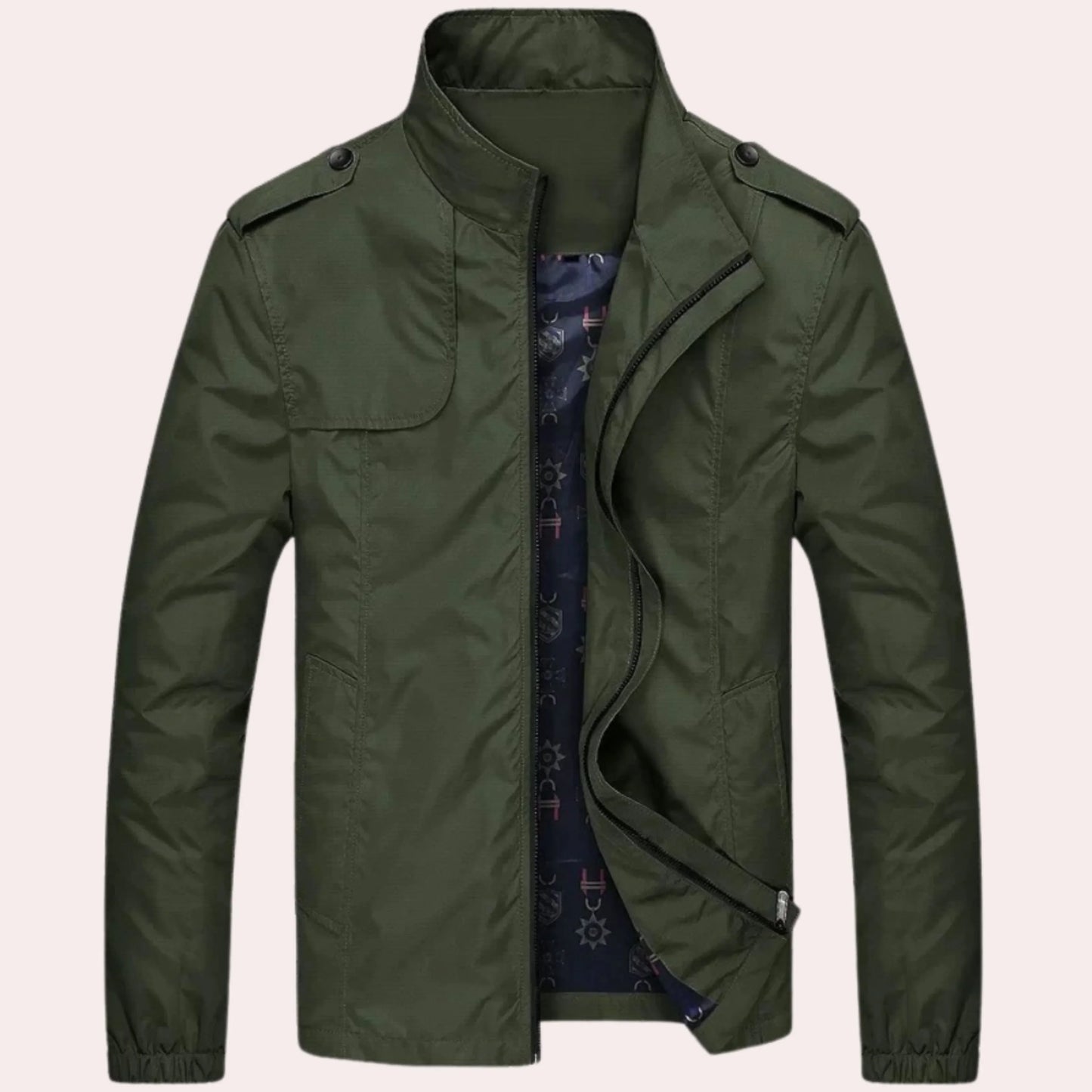 Veste Coupe-Vent Zippée pour Homme – Veste Légère et Décontractée
