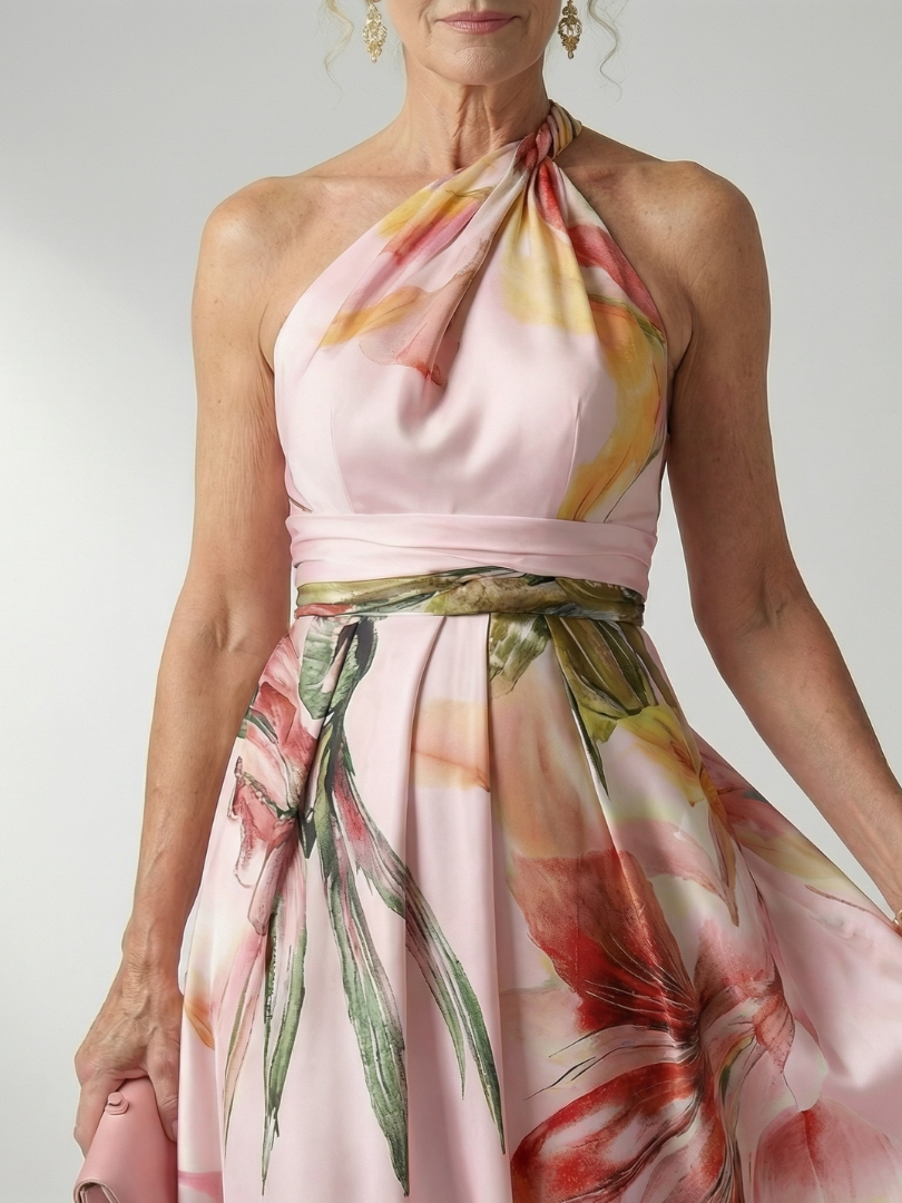 Robe maxi fleurie femme legere - Douce et feminine