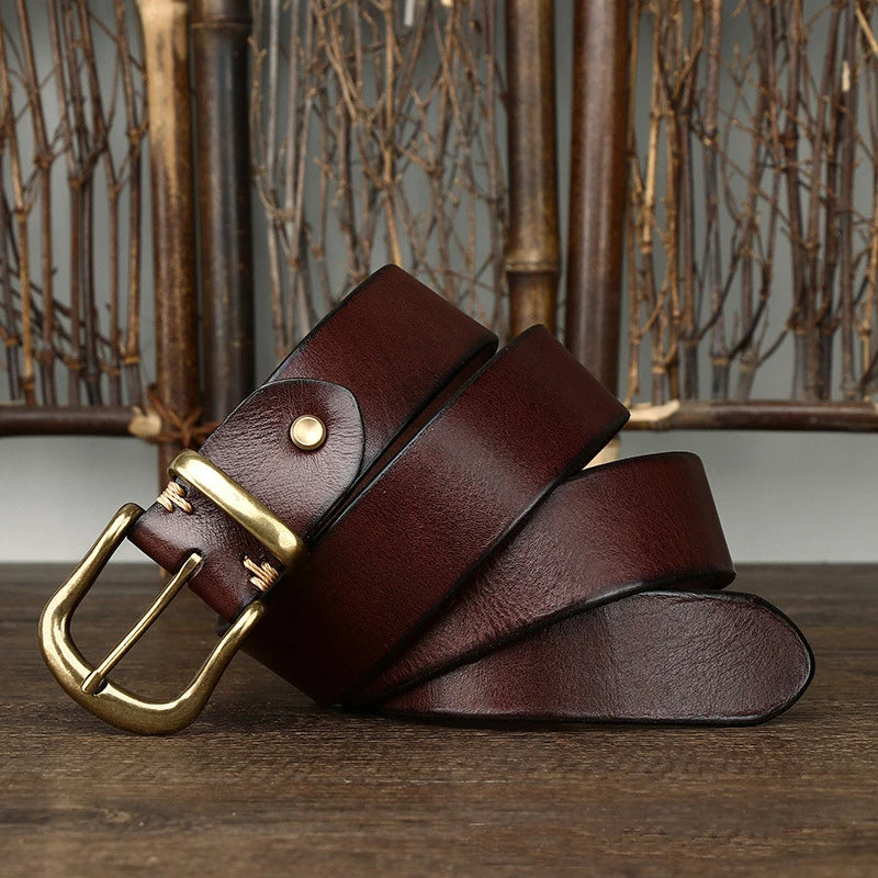 Ares Classic Handmade Leather Belt – Durable Premium Style for Casual and Formal Wear