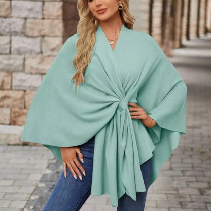 Poncho Chic Élégant pour Femme