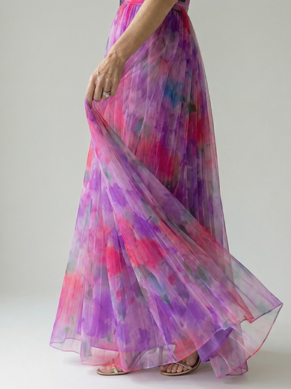 Robe maxi femme cache-coeur fluide - Feminine et legere