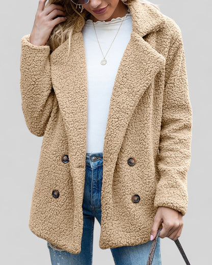 Manteau Doux Élégant pour Femme – Vêtement d’Extérieur Confortable